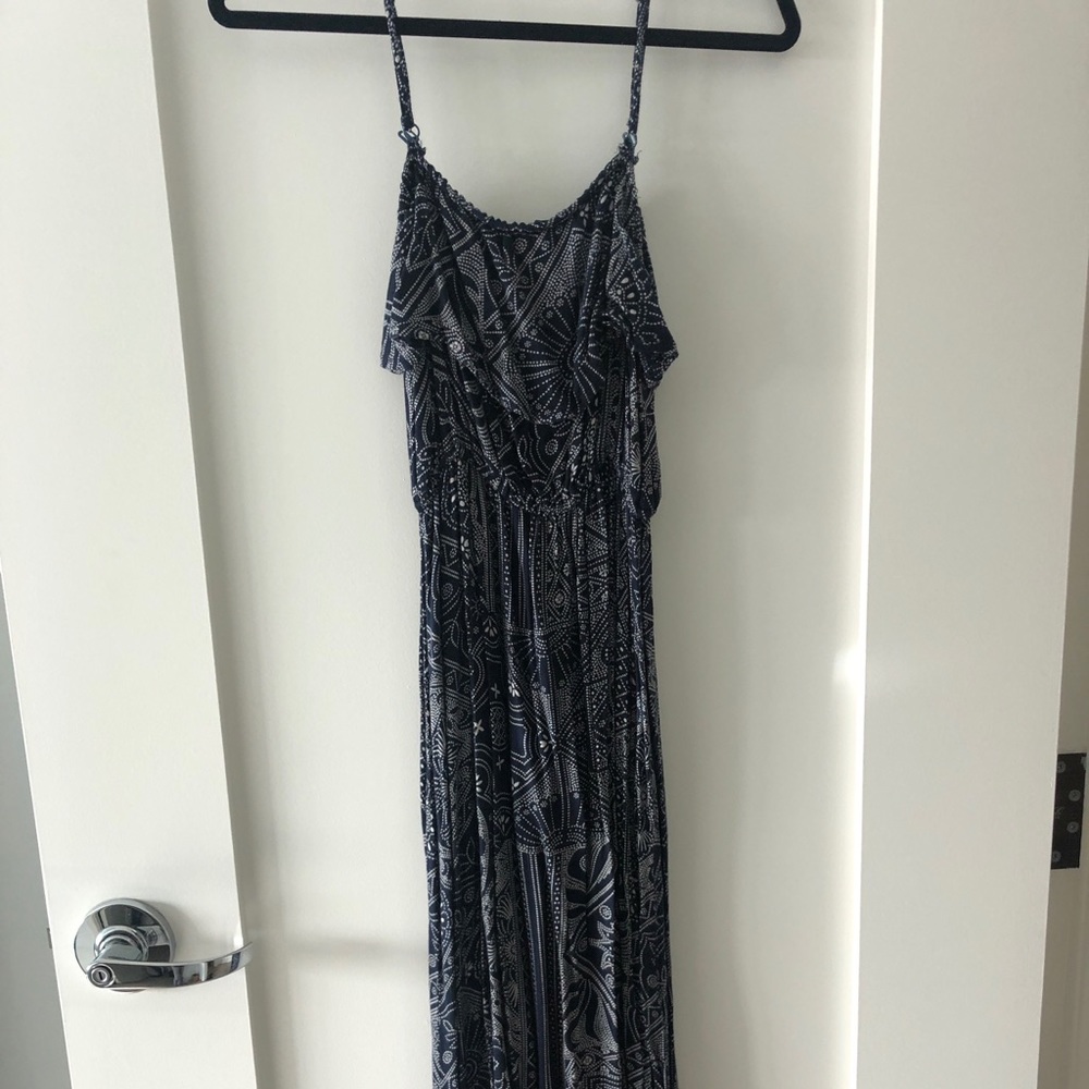 Beautiful Element pattern maxi dress